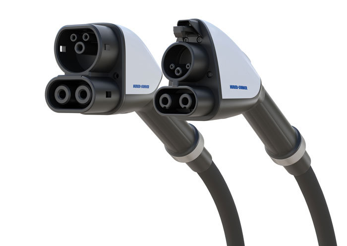 HUBER+SUHNER completes its electric vehicle high-power charging portfolio with launch of RADOX® HPC200 
